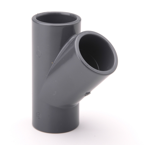 50mm PVC-U EQUAL TEE 45 DEGREE